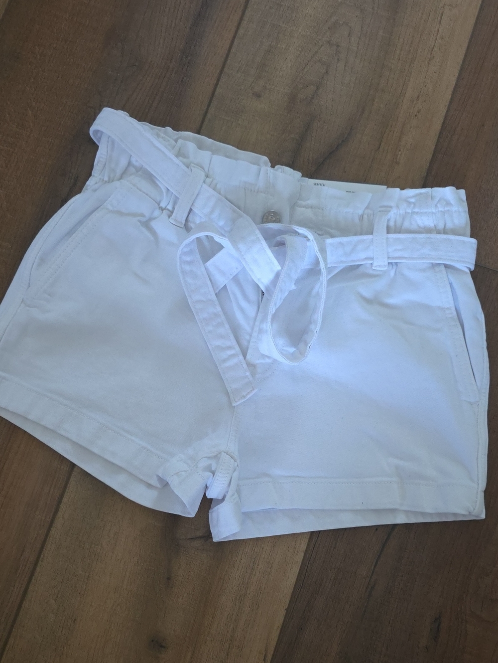 American Eagle Women's White Tie Shorts Nwt Size 00
